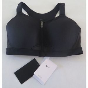Nike DD0436 010 Women's Sz M (F-G) Alpha Front Zip High Support Sports Bra $72+